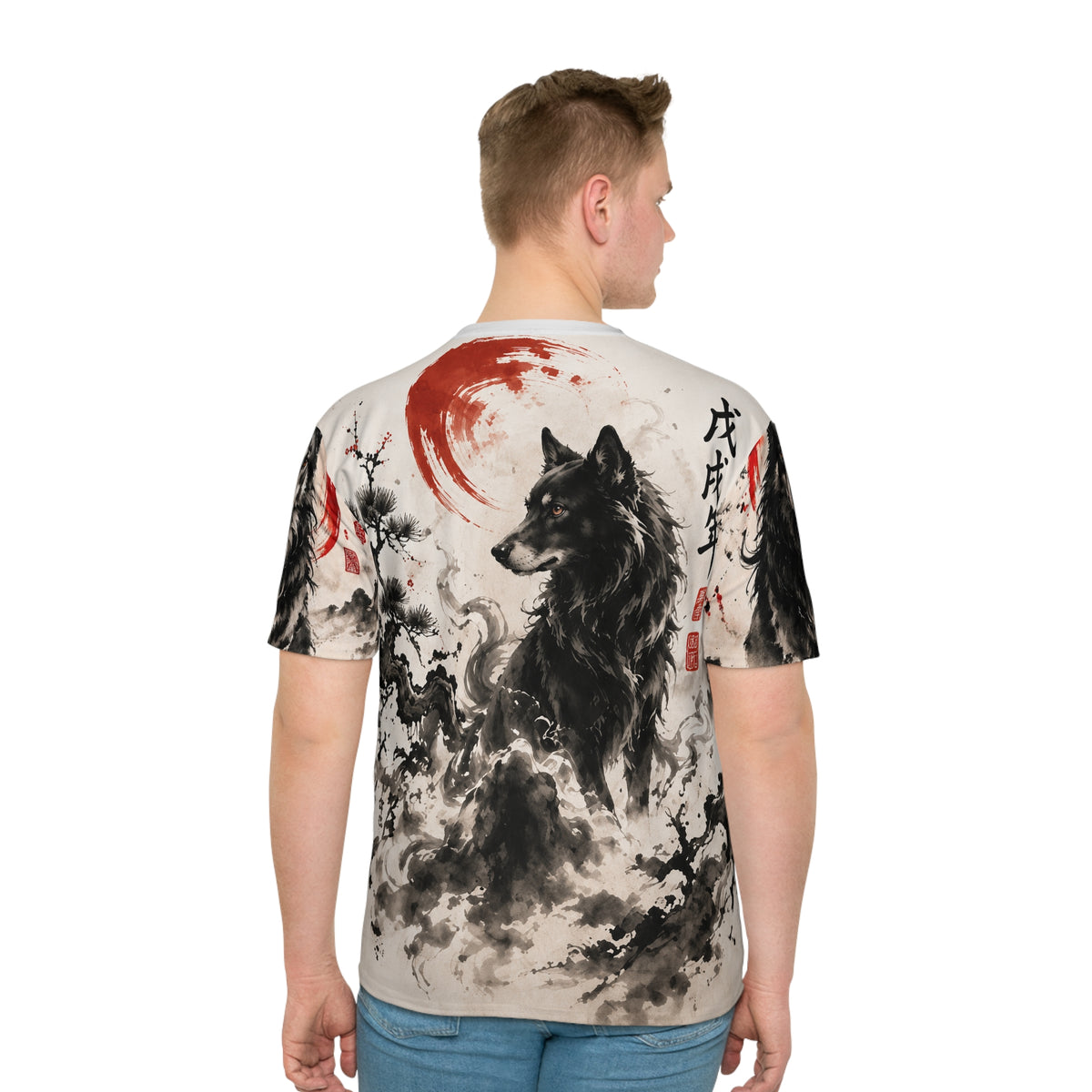 Dog Zodiac Ink-Style Hoodie – Chinese Year of the Dog Artwork AOP
