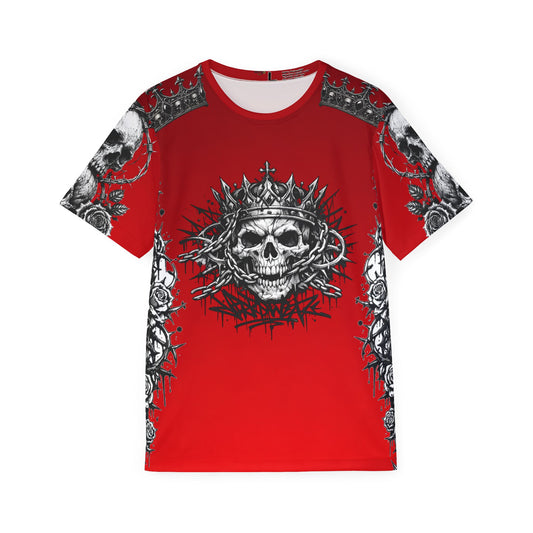 Copy of Copy of Red-King skull Men's Hoodie — 'Infamous' Gothic All-Over Print